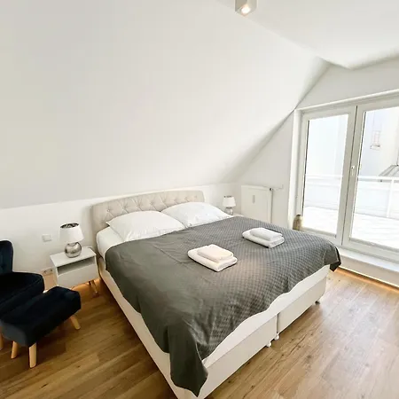 Lighthouse Homes - Moderne & Helle 90Qm Ferienwohnung Mit 2 Schlafzimmern Und Terrasse Apartment
